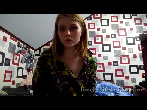 ❤️ Jong blonde student van Rusland hou van groter pieltjies. ❤ Porno by ons ❤
